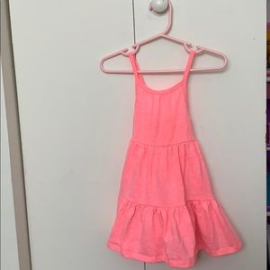 Toddler girls crisscross back dress